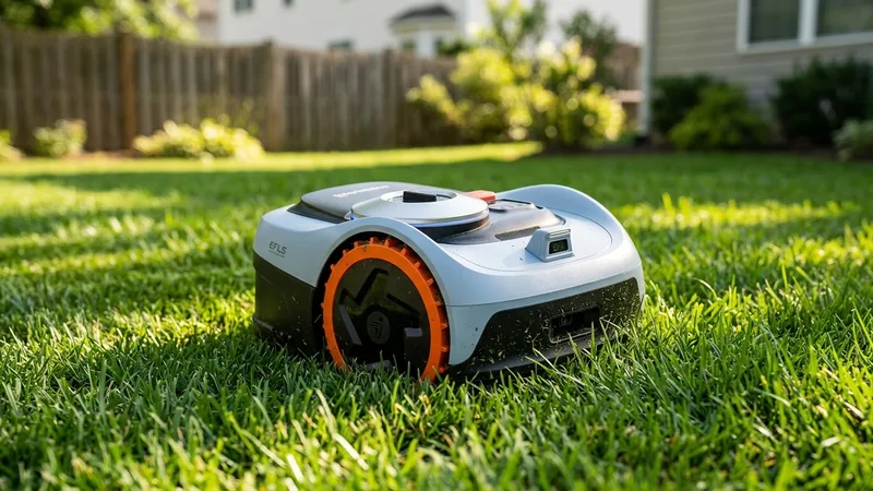 Segway Navimow i206 AWD robot lawn mower on a lawn