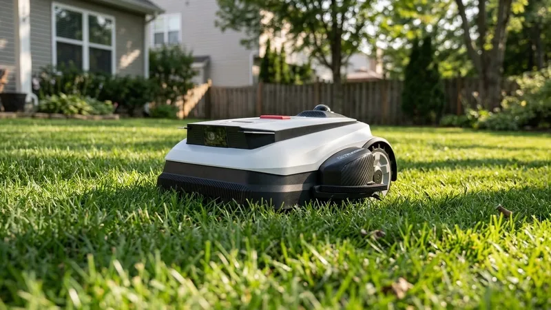 Ecovacs GOAT A1600 LiDAR PRO robot lawn mower on a lawn