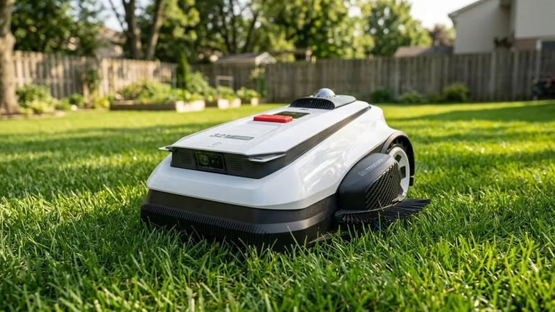 Ecovacs GOAT A2000 LiDAR PRO robot lawn mower on a lawn