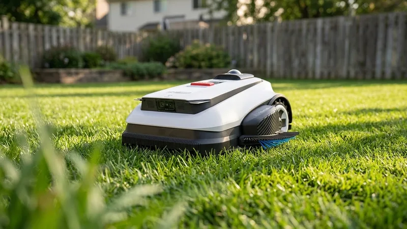 Ecovacs GOAT A3000 LiDAR PRO robot lawn mower on a lawn